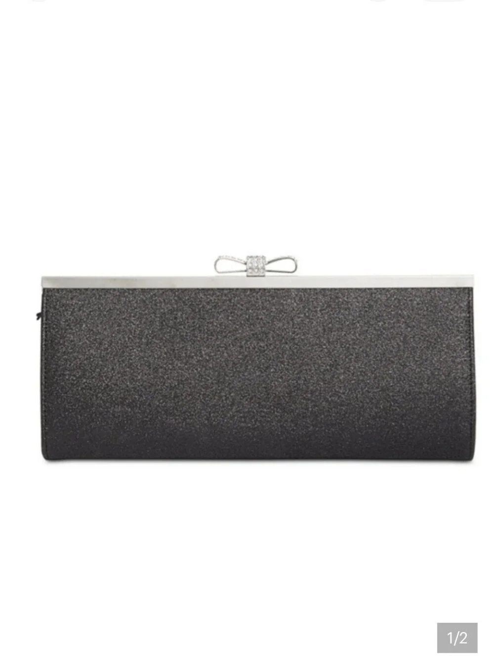 INC CAROLYN GLITTER CLUTCH NWT